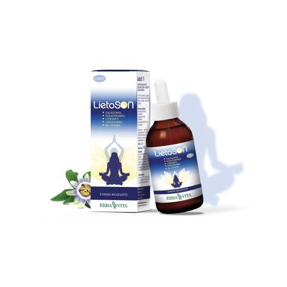 Natur Tanya® E. LietoSON - alkoholmentes Relax csepp. Feszültség, idegesség, szorongás, pihentető mély alvás