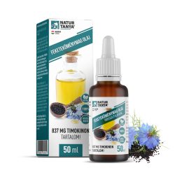   Natur Tanya® 100% fekete köménymag olaj hidegsajtolással, igazolt 837mg timokinon tartalommal, külsőleg, belsőleg 50ml
