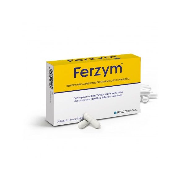 Natur Tanya® S. Ferzym® bélflóra kapszula - nemzetközi törzsgyűjteményben letétbe helyezett probiotikum, szinergista prebiotikummal, B-vitaminokkal