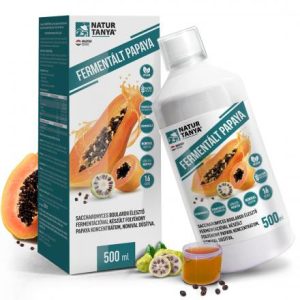 Natur Tanya® FERMENTÁLT (ERJESZTETT) PAPAYA KONCENTRÁTUM, NONIVAL - A gyomor és belek egészségére 500 ml