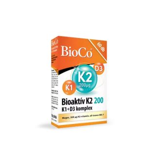 BioCo Bioaktív K2 200 mikrogramm K1+D3 komplex