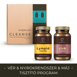 Cleanse -vér & nyirokrendszer & máj tisztító program (Lympid + LivR)