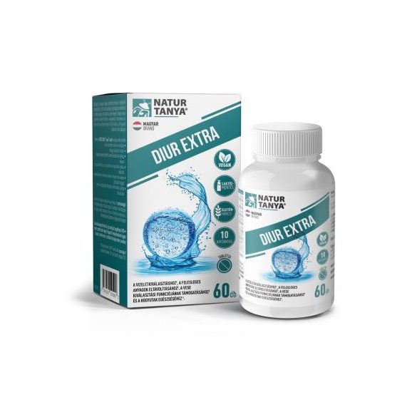 Natur Tanya® DIUR EXTRA – vizeletkiválasztás, felesleges anyagok eltávolítása, vese kiválasztási funkció, húgyutak egészsége