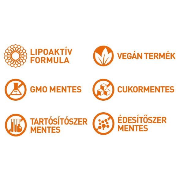 LipoCell C1000 liposzómás C-vitamin narancs ízben (250 ml, 50 adag)