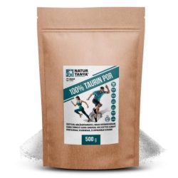   Natur Tanya® 100% TAURIN POR 500 g. - adalékanyagmentes, tiszta, 3000 mg/adag szabad formájú taurin aminosav