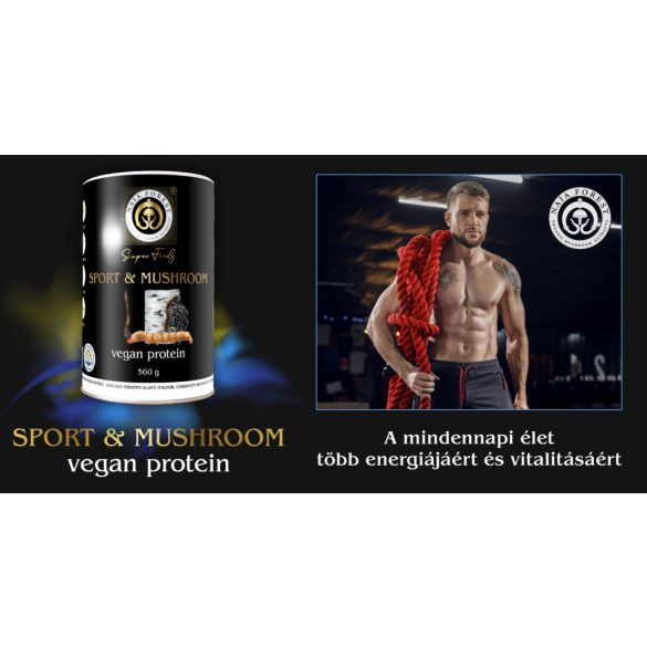 Naja Forest Sport & Mushroom Bio Vegán Protein Fehérje (560g)