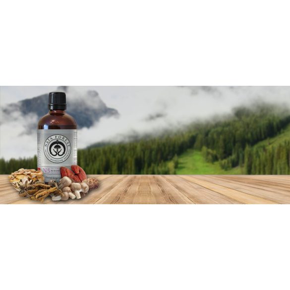 Naja Forest N5 bio Cordyceps, bio Mandula, bio Maitake, bio Shiitake, bio Reishi Étrend-kiegészítő (100ml)