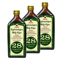   Egészséges Máj – Epe Gyógykeserű kúracsomag –3*500ml