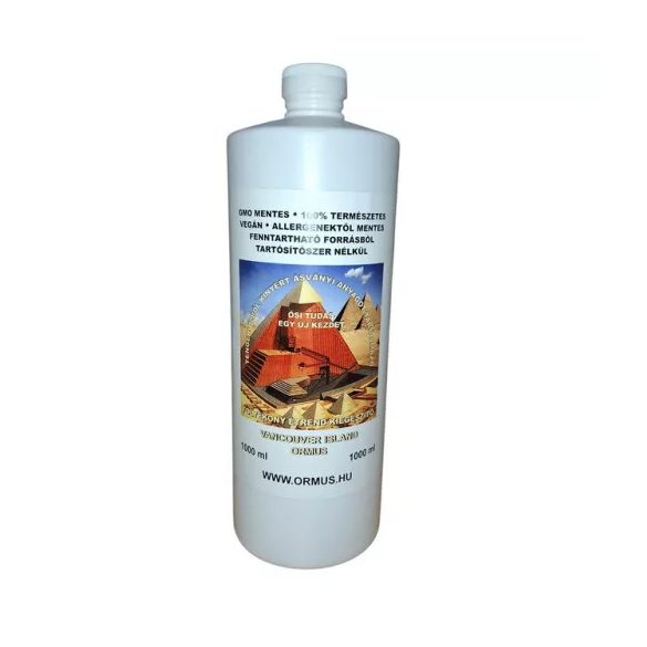 Vancouver Island Ormus Folyékony Étrend-kiegészítő / 1000 ml - Október végén, nov. elején várható!