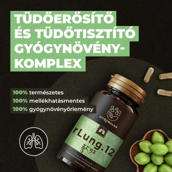rLung.12 tüdőerősítő és tüdőtisztító gyógynövény-komplex